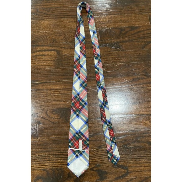 Ingles Buchan Stewart Dress Tartan Tie 100% Wool Made Scotland - Picture 5 of 5
